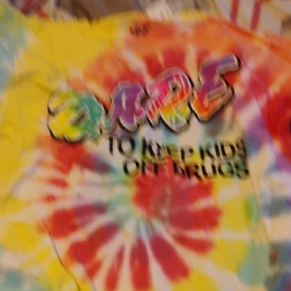 Colorful Tie-Dye D.A.R.E. T-Shirt